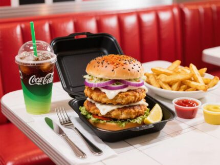 Big Mac Double Chicken Burger Set